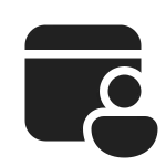 Calendar Person SVG Icon
